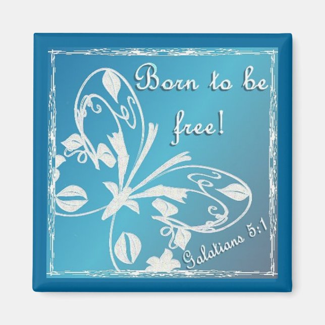 Imán Nacido para ser libre (Frente)