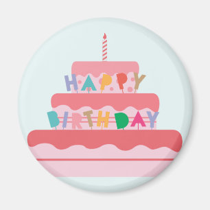 Imán Nacimiento de copas de cumpleaños