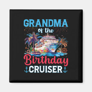 Imán Nacimiento De Crucero Gracioso De La Abuela Del Na