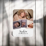 Imán Nacimiento de la foto del guión<br><div class="desc">4 caligrafía de fotos y guiones.</div>