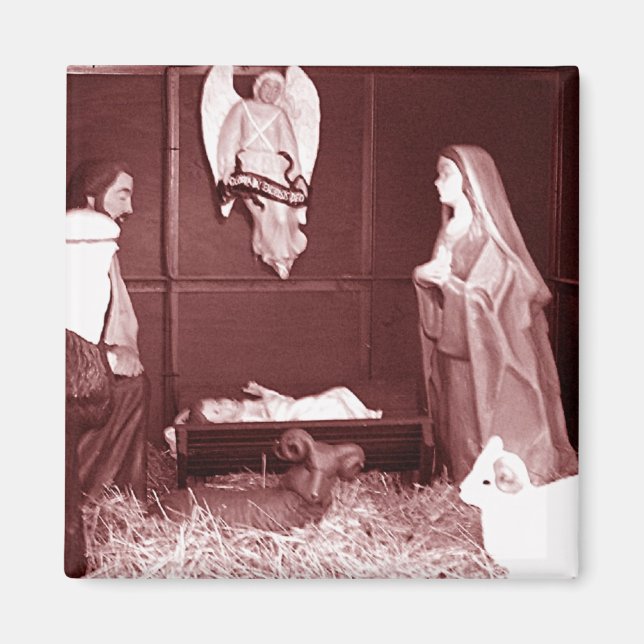Imán Nacimiento de Navidad (Frente)