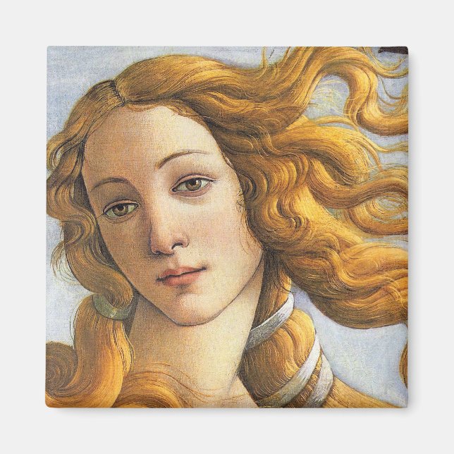 Imán Nacimiento del detalle de Venus, Botticelli (Frente)