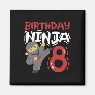 Imán Nacimiento Ninja 8 años Karate Niños 8 Nacimientos