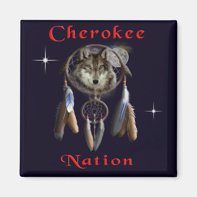 Imán Nación de Cherokee (Frente)
