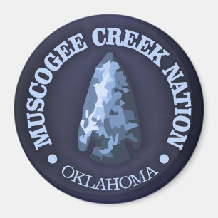 Imán Nación de Creek Muscogee (punta de flecha)