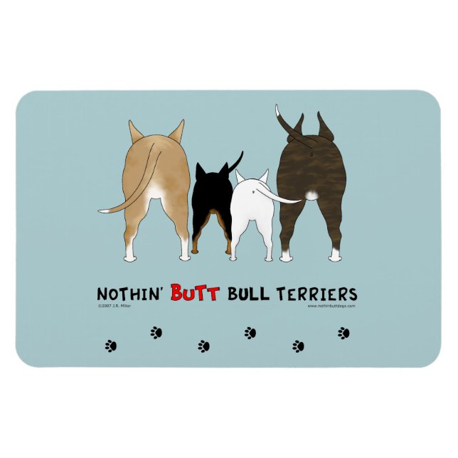 Imán Nada de los Territorios Bull (Horizontal)