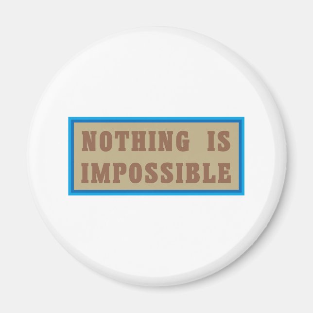 Imán Nada es imposible (Frente)