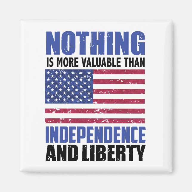 Imán Nada es más valioso que la independencia y la flex (Frente)