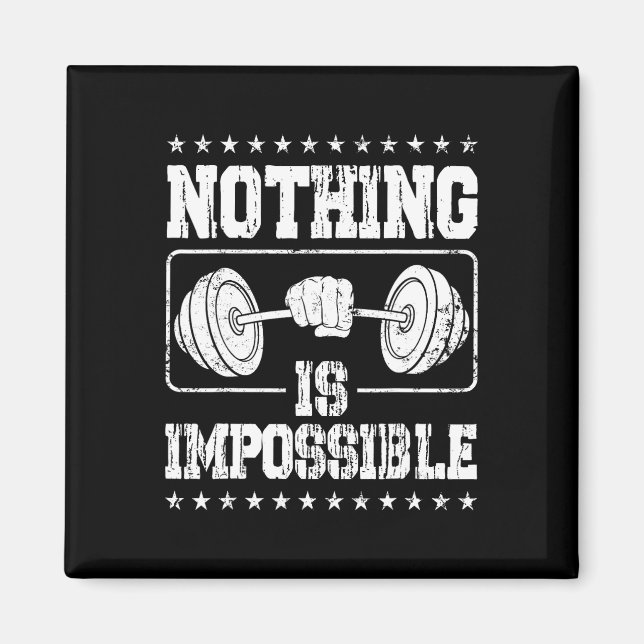 Imán Nada Más Firme Imposible El Acceso A Bodybuilder (Frente)