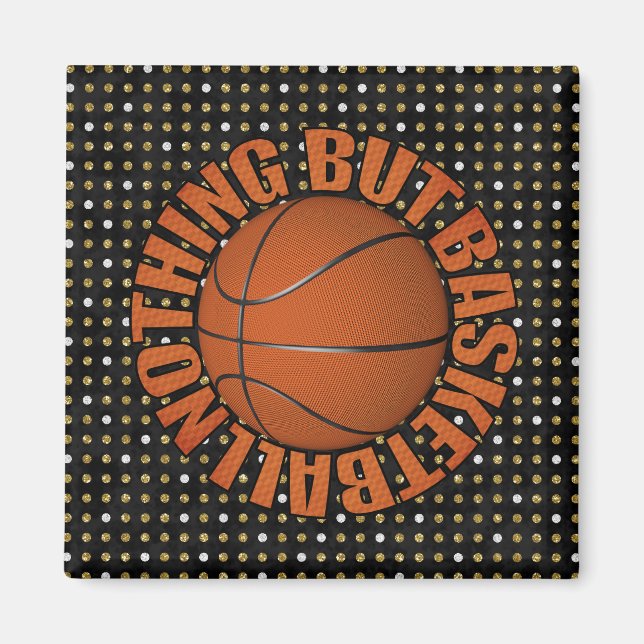 Imán Nada Más Que Baloncesto (Frente)