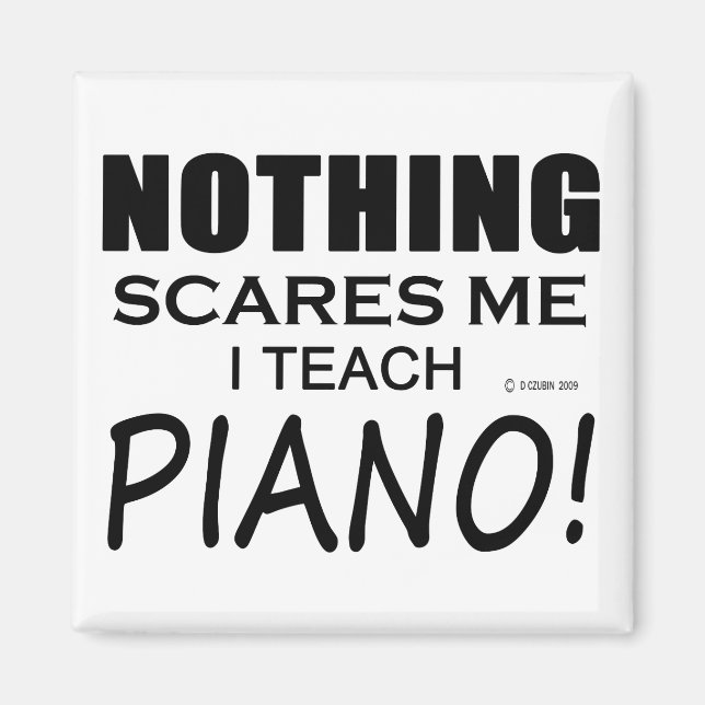 Imán Nada me asusta el piano (Frente)