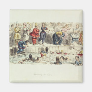 Imán Nadando para las señoras, 1844 (litho)