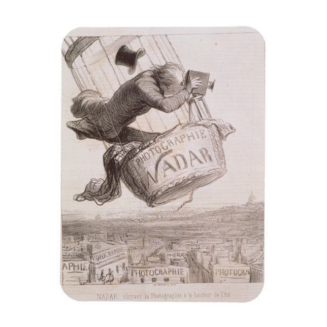 Imán Nadar (1820-1910) elevando la fotografía al hei (Vertical)