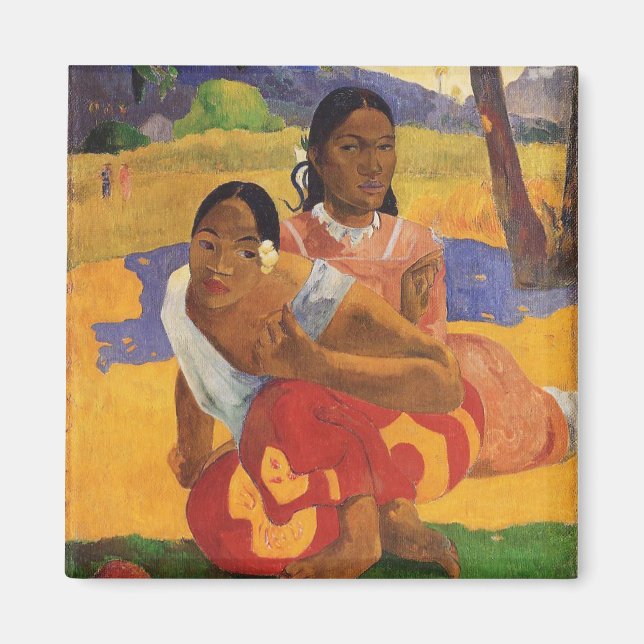Imán 'Nafea Faa Ipoipo' - Paul Gauguin (Frente)