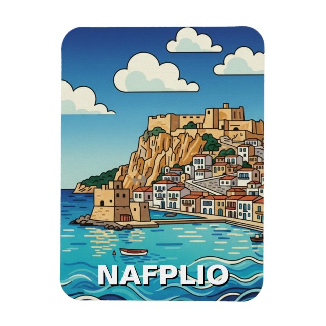Imán Nafplio Grecia Viajes (Vertical)