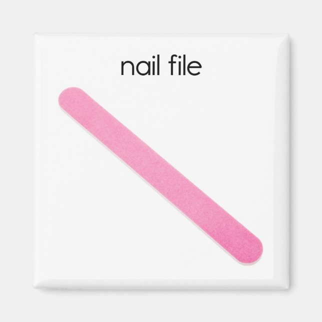 Imán Nail File Refrigerator Magnet (Frente)