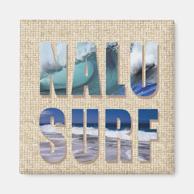 Imán Nalu-Surf Island Words Magnet (Frente)