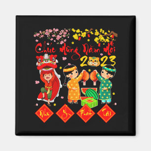 Imán Nam Moi Nhu Y Año Nuevo Lunar Vietnam Gato Año F