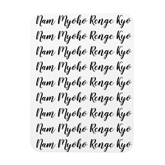 Imán Nam Myoho Renge Kyo (Vertical)