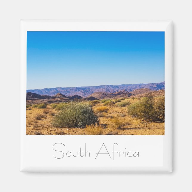 Imán Namaqualand Nature View South Africa SA Magnet (Frente)