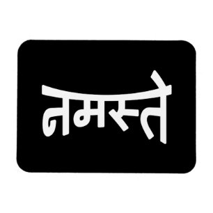 Imán Namaste (नमस्ते) - escritura de Devana