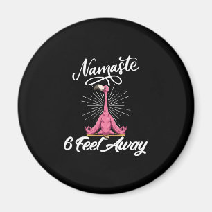 Imán Namaste a 6 metros de distancia Flamingo Yoga Teac