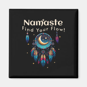 Imán Namaste Encuentra Tu Flujo Luna Creciente Cazador 
