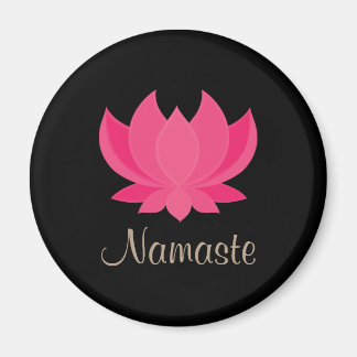 Imán Namaste Lotus Flower Yoga Magnet