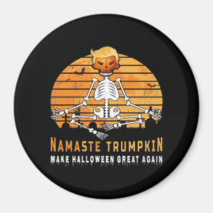 Imán Namaste Trumpkin vuelve a hacer que Halloween sea 