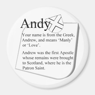 Imán Name Magnet: Andy