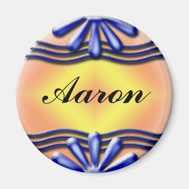 Imán Nameplate Blue (Frente)