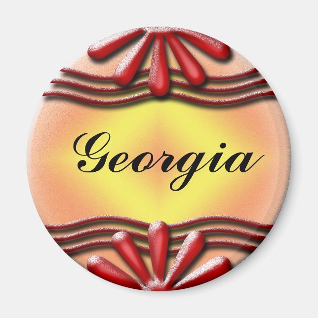 Imán Nameplate Red (Frente)