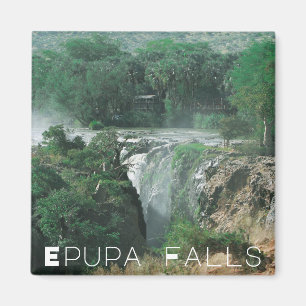 Imán Namibia Río Kunene Epupa Cae Paisajes Naturales