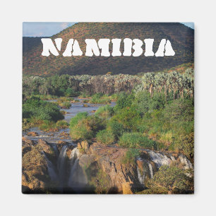 Imán Namibia Río Kunene Epupa Cae Paisajes Naturales