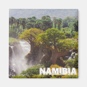 Imán Namibia Río Kunene Epupa Cae Paisajes Naturales