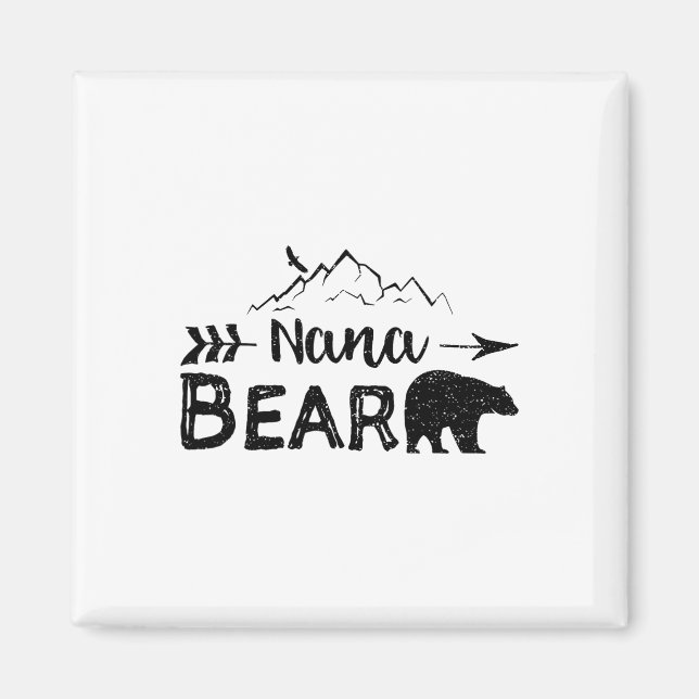 Imán Nana Bear - Acampada  (Frente)