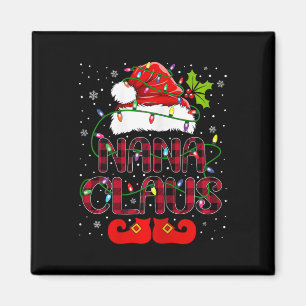 Imán Nana Claus Merry Christmas Buffalo Sombrero de San