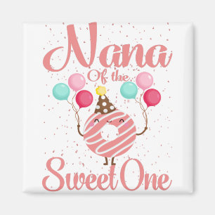 Imán Nana De Los Dulces Una Familia Coincidiendo Primer