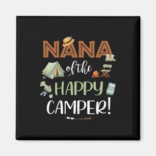 Imán Nana del cumpleaños feliz del campista primer camp