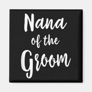 Imán Nana del novio ensayo de boda grupo de la novia