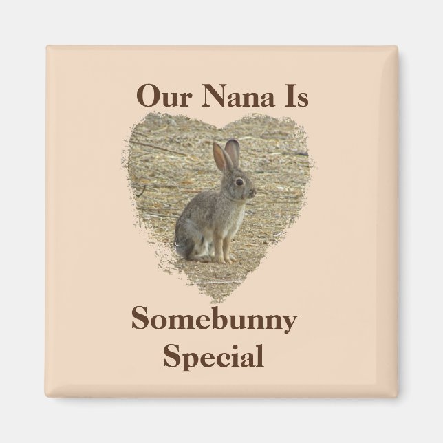 Imán Nana es un conejo especial para animales salvajes  (Frente)