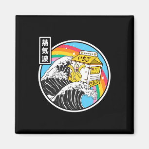 Imán Nana Leche Surfing Ola Kanagawa Kawaii Anime Vapor