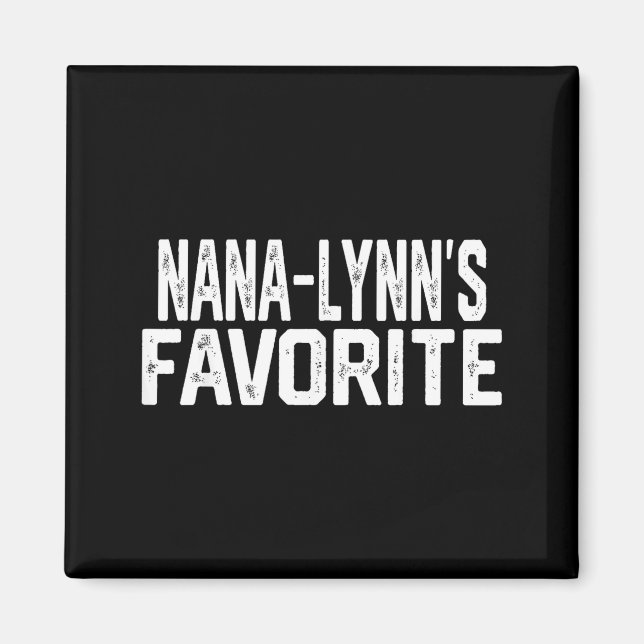 Imán Nana-lynn’s Favorite Funny Grandparent Granhild Vi (Frente)
