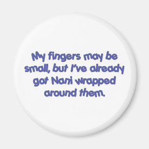 Imán Nani' s envuelto (azul)