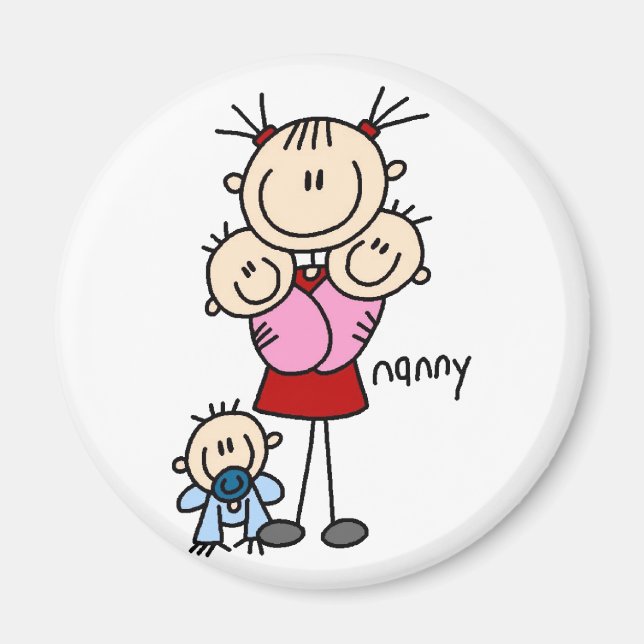 Imán Nanny Stick Figura Magnet (Frente)