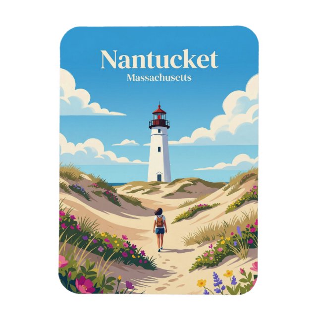 Imán Nantucket EE. UU. (Vertical)