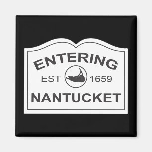 Imán Nantucket que entra Est. 1659 firme adentro el