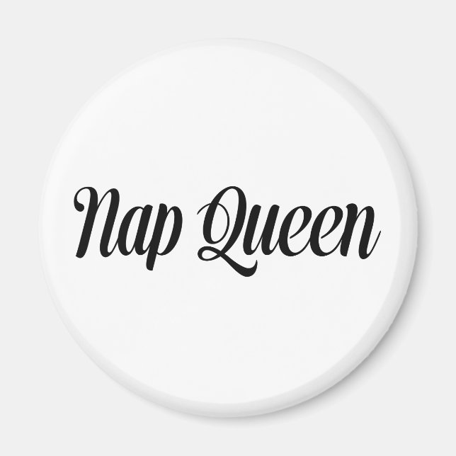 Imán Nap Queen Typography (Frente)
