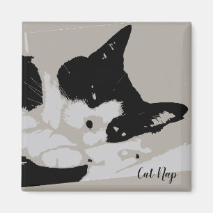 Imán Napa para gato de Tuxedo
