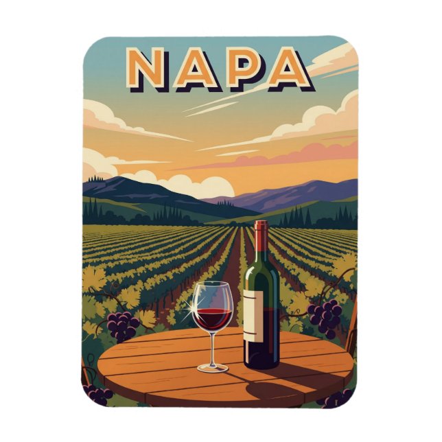 Imán Napa Valley California (Vertical)
